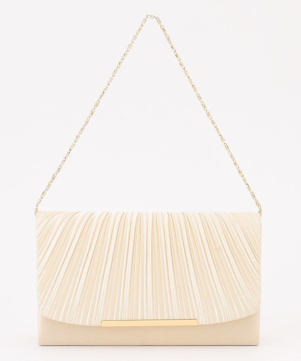【エニィ スィス/any SiS】の【2WAY】ギャザープリーツパーティ バッグ インテリア・キッズ・メンズ・レディースファッション・服の通販 founy(ファニー) 　ファッション　Fashion　レディースファッション　Fashion for Women　バッグ　Bags　クラッチ　Clutch, Clutch Bag　サテン　Satin, Glossy Fabric　ショルダー　Shoulder, Shoulder Strap　チェーン　Chain, Chain Strap　ドレス　Dress, One-Piece　パーティ　Party, Party Style　プリーツ　Pleats, Pleated　エレガント 上品　Elegant　新作・新入荷　New Arrivals / New In　シャンパン|ID: prp329100004277902 ipo3291000000035618230
