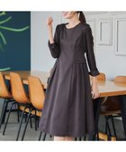 【ティアクラッセ/Tiaclasse】の【洗える】サイドフラップワンピース チャコールグレー|ID: prp329100004277904 ipo3291000000031989010