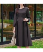 【ティアクラッセ/Tiaclasse】の【XSサイズ追加・新色追加】サイドフラップワンピース チャコールグレー|ID: prp329100004277904 ipo3291000000034809719