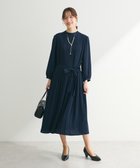 【グリーンパークス/Green Parks】のef-de プリーツワンピース 人気、トレンドファッション・服の通販 founy(ファニー) ファッション Fashion レディースファッション WOMEN ワンピース Dress アクセサリー Accessories オケージョン Occasion ジャケット Jacket ジョーゼット Georgette プリーツ Pleats ポケット Pocket リボン Ribbon A/W・秋冬 Aw・Autumn/Winter・Fw・Fall-Winter S/S・春夏 Ss・Spring/Summer NEW・新作・新着・新入荷 New Arrivals おすすめ Recommend 夏 Summer エレガント 上品 Elegant thumbnail Dark Navy|ID: prp329100004277911 ipo3291000000029710198