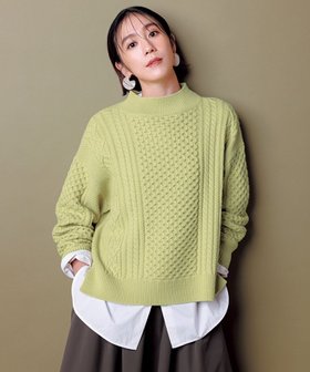 【アンフィーロ 自由区/UNFILO】 【洗える】アランパターンニット人気、トレンドファッション・服の通販 founy(ファニー) ファッション Fashion レディースファッション WOMEN トップス・カットソー Tops/Tshirt ニット Knit Tops アクリル Acrylic ウォッシャブル Washable 洗える Washable スリット Slit セーター Sweater ハイネック High Neck ヘムライン Hemline 冬 Winter A/W・秋冬 Aw・Autumn/Winter・Fw・Fall-Winter 再入荷 Restock/Back In Stock/Re Arrival |ID:prp329100004280017