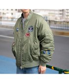 【ウィゴー/WEGO】の【ユニセックス着用ITEM】パテッドワッペンMA-1 カーキ|ID:prp329100004280046