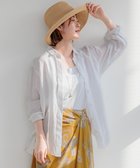 【23区/NIJYUSANKU】の【Oggi8月号掲載/洗える】LIBECO ベーシック シャツ ホワイト|ID: prp329100004280251 ipo3291000000031988656