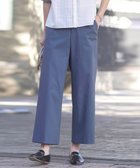 【ジェイ プレス/J.PRESS】の【着丈が選べる・セットアップ対応・洗える・撥水・防汚】コットンFITTYシャーク ワイド アンクル パンツ ダルブルー系|ID: prp329100004280281 ipo3291000000031930097
