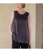【23区/NIJYUSANKU】の【洗える】サテン タンクトップ グレー系|ID: prp329100004280304 ipo3291000000031963771