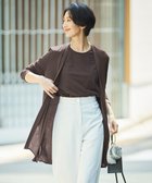 【アイシービー/iCB】の【WEB限定カラーあり・接触冷感・UVカット】PINION ロングカーディガン ソイル系|ID: prp329100004280320 ipo3291000000034311190