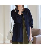 【ティアクラッセ/Tiaclasse】の【洗える】シアーロングブルゾン ネイビー|ID: prp329100004280445 ipo3291000000031038822