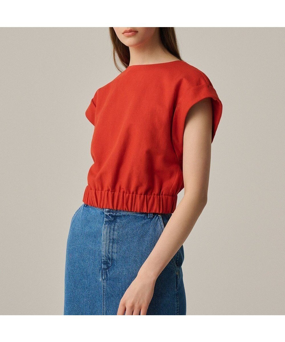 【アンクレイヴ/uncrave】の【手洗い可】コットンリネンツイル ブラウス(uncrave WHITE) インテリア・キッズ・メンズ・レディースファッション・服の通販 founy(ファニー) 　ファッション　Fashion　レディースファッション　WOMEN　トップス・カットソー　Tops/Tshirt　シャツ/ブラウス　Shirts/Blouses　春　Spring　ギャザー　Gather　セットアップ　Set Up　雑誌　Magazine　タンブラー　Tumbler　ツイル　Twill　バランス　Balance　ボトム　Bottom　リネン　Linen　S/S・春夏　Ss・Spring/Summer　夏　Summer　スカーレット|ID: prp329100004280733 ipo3291000000031988269
