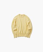 【エイトン/ATON】のRECYCLED FRESCA クルーネック セーター YELLOW|ID: prp329100004280803 ipo3291000000029727515