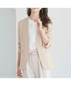 【エニィ スィス/any SiS】の【UVカット / 接触冷感 / 吸水速乾】スマートビューティストレッチ ノーカラージャケット ライトベージュ|ID: prp329100004280869 ipo3291000000034473980