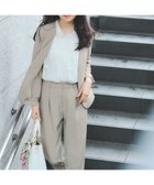 【エニィ スィス/any SiS】の【UVカット / 接触冷感 / 吸水速乾】スマートビューティストレッチ ノーカラージャケット グレージュ|ID: prp329100004280869 ipo3291000000034473982