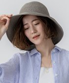 【23区/NIJYUSANKU】の【洗える】ペーパー ブレード ハット ライトグレー系|ID: prp329100004280974 ipo3291000000031776313