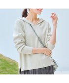 【ティアクラッセ/Tiaclasse】の【洗える】サマーニットフードパーカートップス エクリュ|ID: prp329100004281020 ipo3291000000030881223
