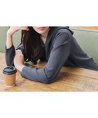 【ティアクラッセ/Tiaclasse】の【洗える】サマーニットフードパーカートップス チャコールグレー|ID: prp329100004281020 ipo3291000000030881230