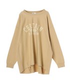 【クラフトスタンダードブティック/CRAFT STANDARD BOUTIQUE】のプリント裏毛チュニック Beige|ID: prp329100004281360 ipo3291000000031892727