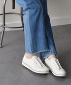 【インター ショシュール/INTER-CHAUSSURES】の【BUSSOLA】撥水フラットスリッポンスニーカー 人気、トレンドファッション・服の通販 founy(ファニー) ファッション Fashion レディースファッション WOMEN 抗菌 Antibacterial スニーカー Sneakers バランス Balance ライニング Lining thumbnail ホワイト|ID: prp329100004281554 ipo3291000000031976243