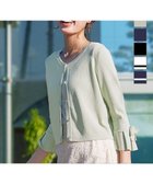 【ティアクラッセ/Tiaclasse】の【洗える】袖口フレアリボンニットカーディガン ミント|ID: prp329100004281588 ipo3291000000031061204