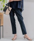 【23区/NIJYUSANKU】の【洗える】リネンレーヨンストレッチ テーパードパンツ ネイビー系|ID: prp329100004281867 ipo3291000000031730380