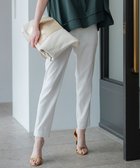 【23区/NIJYUSANKU】の【洗える】リネンレーヨンストレッチ テーパードパンツ ホワイト系|ID: prp329100004281867 ipo3291000000031730381