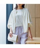【23区/NIJYUSANKU】の【洗える/撥水加工】ナイロン2WAYストレッチ ブルゾン ホワイト系|ID: prp329100004282128 ipo3291000000031981095