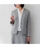 【23区/NIJYUSANKU】の【セットアップ対応】モクロディ ノーカラージャケット グレー系|ID: prp329100004282149 ipo3291000000031962506