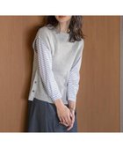 【ジェイ プレス/J.PRESS】の【洗える】LINEN COTTON ニット ベスト ライトグレー系|ID: prp329100004282196 ipo3291000000030876556