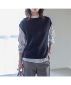 【ジェイ プレス/J.PRESS】の【洗える】LINEN COTTON ニット ベスト ネイビー系|ID: prp329100004282196 ipo3291000000030876558