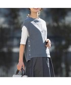 【ジェイ プレス/J.PRESS】の【洗える】LINEN COTTON ニット ベスト 人気、トレンドファッション・服の通販 founy(ファニー) ファッション Fashion レディースファッション WOMEN アウター Coat Outerwear トップス・カットソー Tops/Tshirt ニット Knit Tops ベスト/ジレ Gilets/Vests インナー Inner 春 Spring 洗える Washable 畦 Ridge スリット Slit バランス Balance ベスト Vest S/S・春夏 Ss・Spring/Summer 夏 Summer thumbnail ダルブルー系|ID: prp329100004282196 ipo3291000000030876561