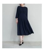 【イェッカ ヴェッカ/YECCA VECCA】のashble.タックデザインドレス Navy|ID: prp329100004282275 ipo3291000000029733849