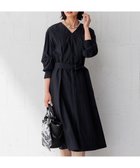 【23区/NIJYUSANKU】の【洗える】ヴィンテージライトタフタ タック ワンピース ネイビー系|ID: prp329100004282390 ipo3291000000032675541