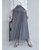 【イェッカ ヴェッカ/YECCA VECCA】のシアープリーツMIXスカート Charcoal Gray|ID: prp329100004282530 ipo3291000000029735481