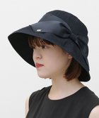 【トッカ/TOCCA】の【UV90%カット・吸水速乾・抗菌防臭・洗える・サイズ調整可】GROSGRAIN RIBON HAT 帽子 ブラック系|ID: prp329100004282596 ipo3291000000029735686