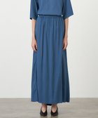 【エイトン/ATON】のVISCOSE CLOTH バックフレアスカート NAVY|ID: prp329100004282604 ipo3291000000029735714