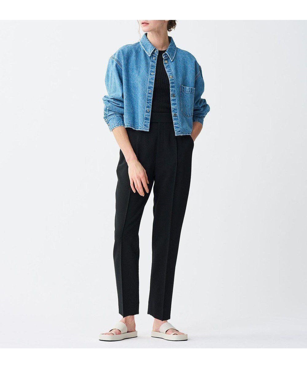 【アンクレイヴ/uncrave】の【撥水・洗濯機洗い可】プルーフ ダブルクロス テーパード パンツ インテリア・キッズ・メンズ・レディースファッション・服の通販 founy(ファニー) 　ファッション　Fashion　レディースファッション　Fashion for Women　パンツ　Pants & Trousers　ストレッチ　Stretch, Stretchy Fabric　セットアップ　Set-Up, Coordinated Outfit　雑誌　Magazine, Fashion Magazine　ダブル　Double, Double-Breasted　テーパード　Tapered, Tapered Pants　フォーマル　Formal, Dressy　モダン　Modern, Contemporary　ワイド　Wide, Wide Fit　A/W・秋冬　Autumn/Winter　S/S・春夏　SS, Spring/Summer, Warm Season　夏　Summer　エレガント 上品　Elegant　セレモニー　Ceremony　ブラック|ID: prp329100004282660 ipo3291000000033690042
