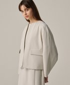 【アンクレイヴ/uncrave】の【撥水・洗濯機洗い可】プルーフ ダブルクロス ブルゾン(uncrave WHITE) グレージュ|ID: prp329100004282662 ipo3291000000035635926