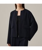 【アンクレイヴ/uncrave】の【撥水・洗濯機洗い可】プルーフ ダブルクロス ブルゾン(uncrave WHITE) ネイビーA|ID: prp329100004282662 ipo3291000000035635927