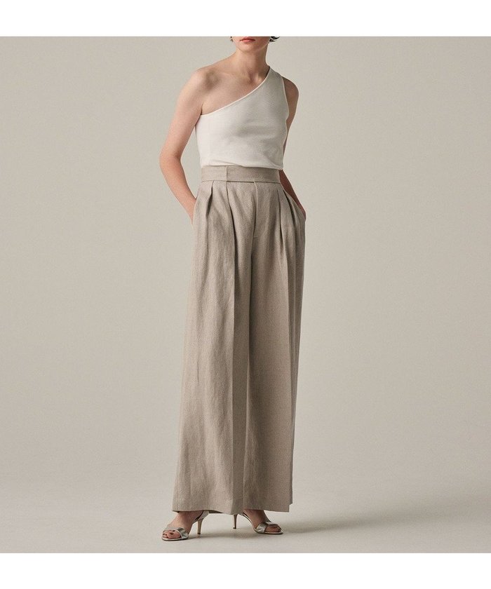 【アンクレイヴ/uncrave】のヘリンボーン リネン ワイドパンツ(uncrave WHITE) インテリア・キッズ・メンズ・レディースファッション・服の通販 founy(ファニー) https://founy.com/ ファッション Fashion レディースファッション WOMEN パンツ Pants 春 Spring ショート Short ジャケット Jacket セットアップ Set Up 雑誌 Magazine タンブラー Tumbler フランス France ブルゾン Blouson ヘリンボーン Herringbone マニッシュ Mannish モダン Modern リネン Linen ワイド Wide S/S・春夏 Ss・Spring/Summer 夏 Summer |ID: prp329100004282672 ipo3291000000031988434