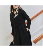 【ティアクラッセ/Tiaclasse】の【ダブルクロス・洗える】 ナローVネックワンピース ブラック|ID: prp329100004282736 ipo3291000000031995638