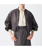 【アンクレイヴ/uncrave】の【手洗い可】シャイニー シアー ブルゾン チャコールブラウン|ID: prp329100004282745 ipo3291000000031965956