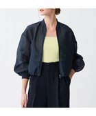 【アンクレイヴ/uncrave】の【手洗い可】シャイニー シアー ブルゾン ネイビー|ID: prp329100004282745 ipo3291000000031965959