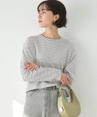 【アンフィーロ 自由区/UNFILO】の【洗える】クロップドTシャツ ボーダー|ID: prp329100004282804 ipo3291000000029736504