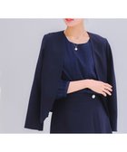 【ティアクラッセ/Tiaclasse】の【洗える】ピンタックレースブラウス ネイビー|ID: prp329100004282809 ipo3291000000031973452