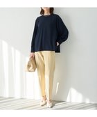 【アンフィーロ 自由区/UNFILO】の【洗える/ストレッチ/シワになりにくい】ハイウエストテーパードパンツ ライトイエロー|ID: prp329100004282909 ipo3291000000031907452