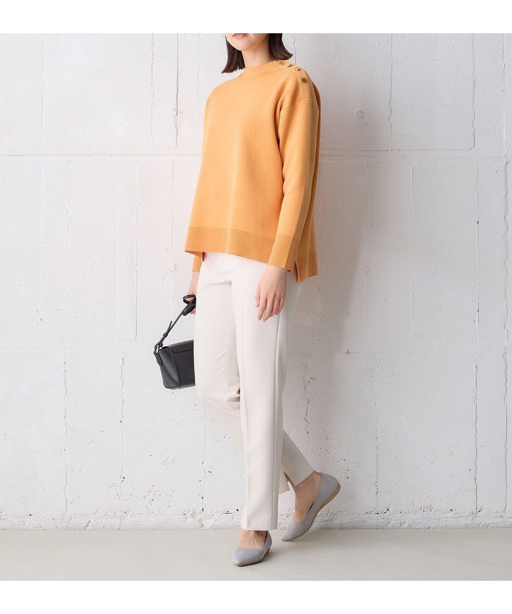 【アンフィーロ 自由区/UNFILO】のハイウエストテーパードパンツ インテリア・キッズ・メンズ・レディースファッション・服の通販 founy(ファニー) ファッション Fashion レディースファッション Fashion for Women パンツ Pants & Trousers コンパクト Compact, Small Size ストレッチ Stretch, Stretchy Fabric スリット Slit, Slit Detail 夏 Summer 春 Spring S/S・春夏 SS, Spring/Summer, Warm Season グレージュ|ID: prp329100004282909 ipo3291000000035773048