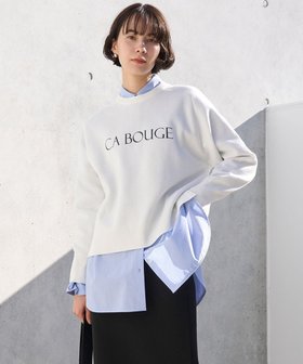 【アンフィーロ 自由区/UNFILO】 【洗える】スウェットライクロゴニット人気、トレンドファッション・服の通販 founy(ファニー) ファッション Fashion レディースファッション WOMEN トップス・カットソー Tops/Tshirt ニット Knit Tops パーカ Sweats スウェット Sweat スリット Slit セーター Sweater プリント Print ボトム Bottom ラバー Rubber リラックス Relax 再入荷 Restock/Back In Stock/Re Arrival 夏 Summer 春 Spring S/S・春夏 Ss・Spring/Summer 洗える Washable |ID:prp329100004282910