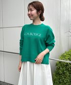 【アンフィーロ 自由区/UNFILO】のスウェットライクロゴニット グリーン|ID: prp329100004282910 ipo3291000000035694962