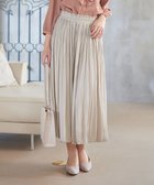 【ティアクラッセ/Tiaclasse】の【新色追加・洗える】ヴィンテージサテンプリーツスカート アイボリー|ID: prp329100004282965 ipo3291000000032661451