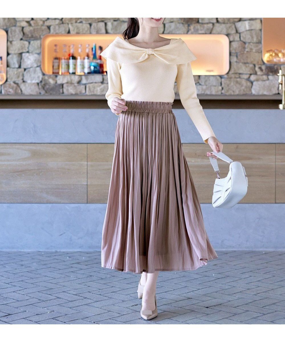 【ティアクラッセ/Tiaclasse】の【安田美沙子さん着用・洗える】ヴィンテージサテンプリーツスカート インテリア・キッズ・メンズ・レディースファッション・服の通販 founy(ファニー) ファッション Fashion レディースファッション Fashion for Women スカート Skirts プリーツスカート / 上品フェミニンスタイル Pleated Skirts アクセサリー Fashion Accessories カーディガン Cardigan, Knitwear サテン Satin, Glossy Fabric チュニック Tunic, Long Top プリーツ Pleats, Pleated ポケット Pocket, Pocket Detail ヴィンテージ Vintage Style 再入荷 Restock / Back in Stock 夏 Summer 新作・新入荷 New Arrivals / New In 春 Spring S/S・春夏 SS, Spring/Summer, Warm Season 洗える Machine Washable ピンク|ID: prp329100004282965 ipo3291000000034273779