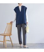 【アンフィーロ 自由区/UNFILO】の【15サイズ展開/シワになりにくい】BEAUTY MOVE スティックパンツ チャコール|ID: prp329100004283033 ipo3291000000029737385