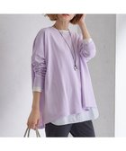 【23区/NIJYUSANKU】の【洗える】プレミアムビオコットン ビッグシルエット ニット ライラック系|ID: prp329100004283045 ipo3291000000031965066